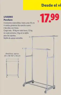 Lidl LIVARNO HOME Perchero oferta