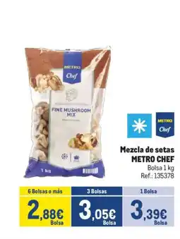 Makro METRO CHEF Mezcla de setas oferta