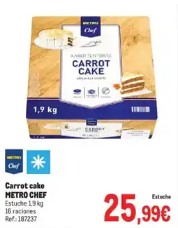 Makro METRO CHEF Carrot cake oferta