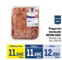 Makro METRO CHEF Pepperoni loncheado oferta