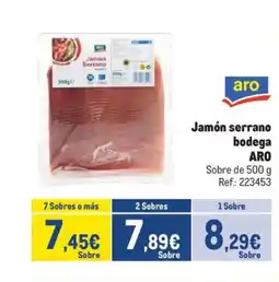 Makro ARO Jamón serrano bodega oferta