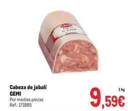 Makro GEMI Cabeza de jabalí oferta