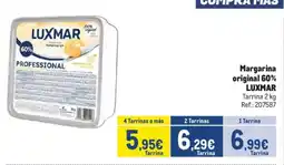Makro LUXMAR Margarina original 60% oferta
