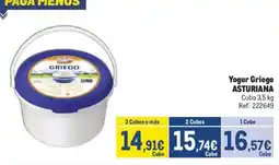 Makro ASTURIANA Yogur Griego oferta