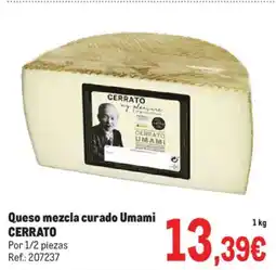 Makro CERRATO Queso mezcla curado Umami oferta