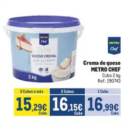 Makro METRO CHEF Crema de queso oferta