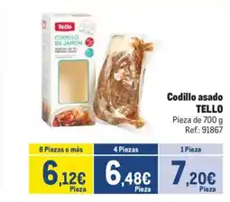 Makro TELLO Codillo asado oferta