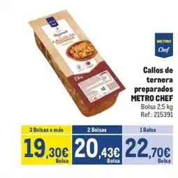 Makro METRO CHEF Callos de ternera preparados oferta