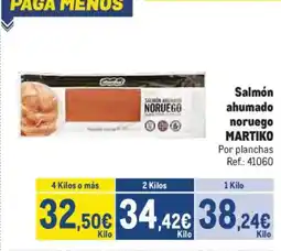 Makro MARTIKO Salmón ahumado noruego oferta