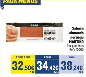 Makro MARTIKO Salmón ahumado noruego oferta