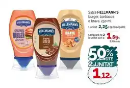 Condis Hellmann's - salsa burger, barbacoa o brava oferta