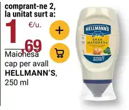 BonpreuEsclat Hellmann's - cap per avall oferta