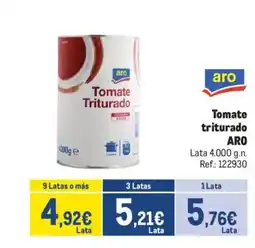 Makro ARO Tomate triturado oferta