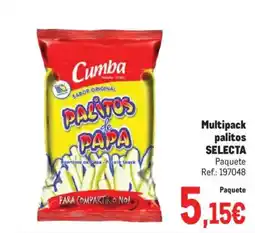 Makro SELECTA Multipack palitos oferta
