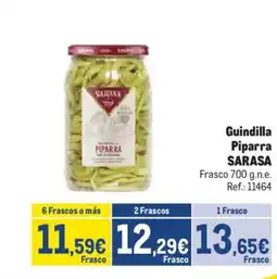 Makro SARASA Guindilla Piparra oferta
