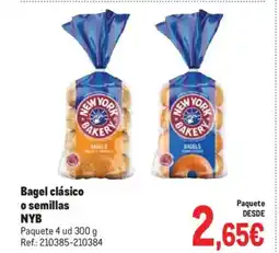 Makro NYB Bagel clásico o semillas oferta