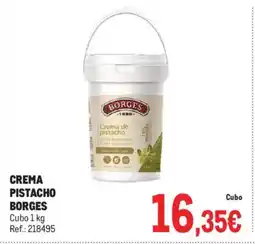 Makro BORGES Crema pistacho oferta