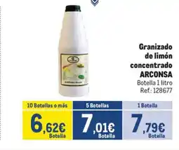 Makro ARCONSA Granizado de limón concentrado oferta