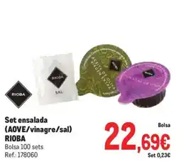 Makro RIOBA Set ensalada (AOVE/vinagre/sal) oferta