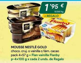 Masymas Mousse Nestlé Gold oferta