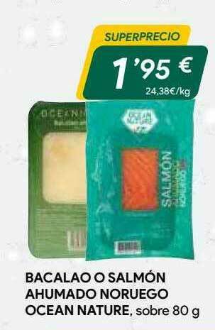 Masymas Bacalao O Salmón Ahumado Noruego Ocean Nature oferta