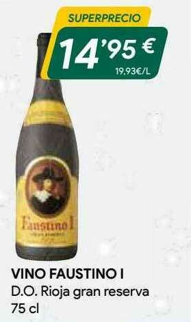 Masymas Vino Faustino I D.o. Rioja Gran Reserva oferta