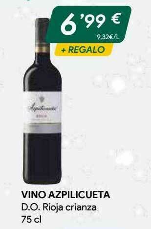 Masymas Vino Azpilicueta D.o. Rioja Crianza oferta