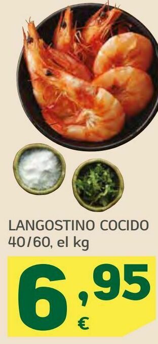 HiperDino Langostino cocido oferta