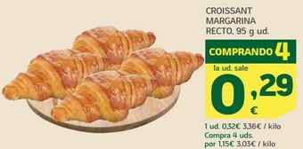 HiperDino Croissant margarina recto oferta