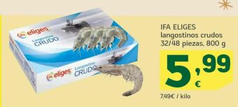 HiperDino Ifa eliges langostinos crudos oferta