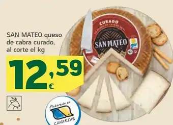 HiperDino San mateo queso de cabra curado oferta