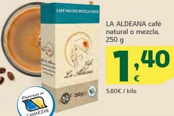 HiperDino La aldeana café natural o mezcla oferta