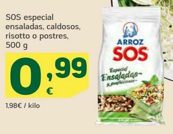 HiperDino Sos especial ensaladas, caldosos, risotto o postres oferta