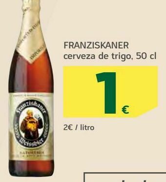 HiperDino Franziskaner cerveza de trigo oferta