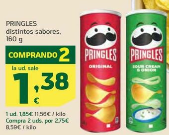 HiperDino Pringles distintos sabores oferta