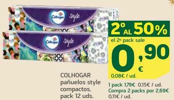 HiperDino Colhogar pañuelos style compactos oferta