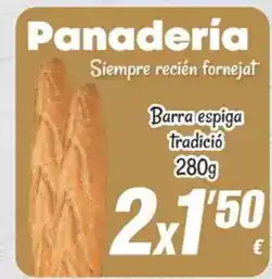 SPAR Fragadis Barra espiga tradició oferta
