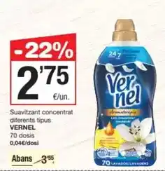 SPAR Fragadis Vernel - suavitzant concentrat diferents tipus oferta