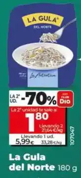 Dia La gula del norte - 180 g oferta