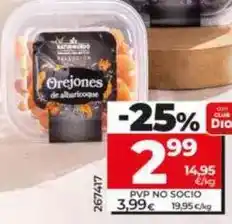 Dia Dia naturmundo - orejones de albaricoque oferta