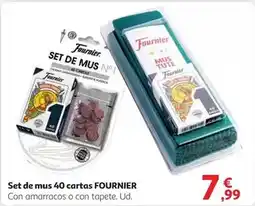 Alcampo Fournier - set de mus 40 cartas oferta