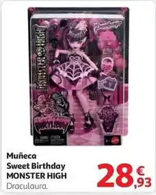 Alcampo Monster high - muñeca sweet birthday oferta