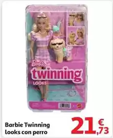 Alcampo Barbie - twinning looks con perro oferta