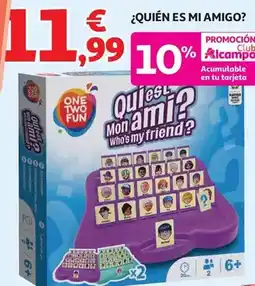 Alcampo One two fun - quien es mi ami oferta