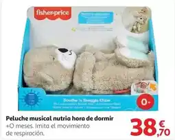 Alcampo Fisher-price - peluche musical nutria hora de dormir oferta
