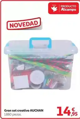 Alcampo Auchan - gran set creativo oferta
