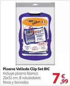 Alcampo Bic - pizarra velleda set oferta