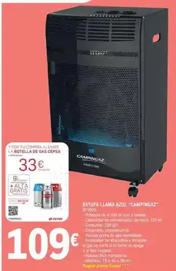 E.Leclerc Campingaz - estufa llama azul bf5000 oferta