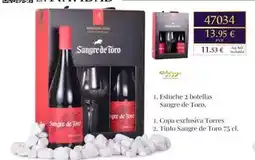 E.Leclerc Gre - estuche 2 botellas sangre de toro oferta