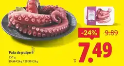 Lidl Pata de pulpo oferta